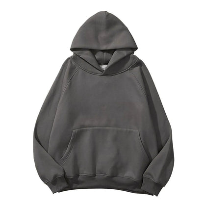 Oversized Cotton Pullover Hoodie