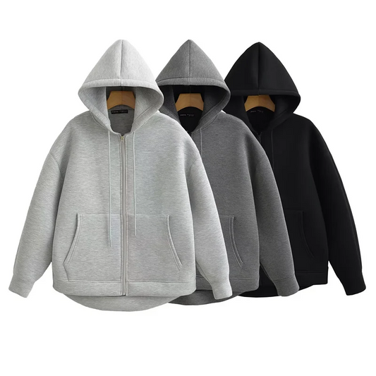 Oversized Zipper Hoodie